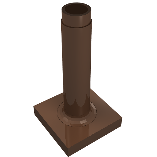 Lego Duplo Sign Post Tall / Brown