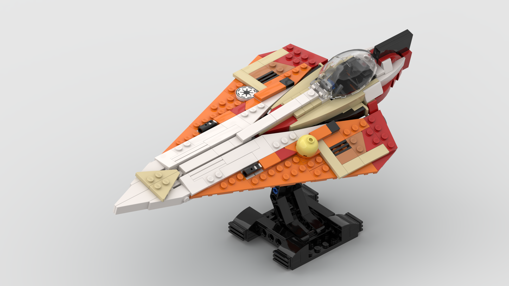 Lego Delta-7 Aethersprite-class light interceptor - Saessee Tiin Toy Version