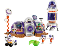 Mars Space Base and Rocket