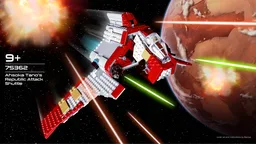Ahsoka Tano's Republic Attack Shuttle - Alt Build for 75362 Ahsoka Tano's T-6 Shuttle