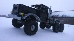 massive 6x6 trial truck