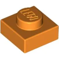 Plate 1 x 1 / Orange