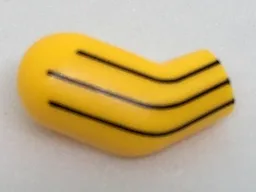 Arm, Right with 3 Black Stripes Pattern