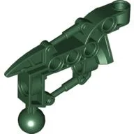Large Figure Skeletal, Limb, Angular with Ball Joint (Toa Hordika) / Dark Green