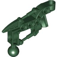 Lego Large Figure Skeletal, Limb, Angular with Ball Joint (Toa Hordika) / Dark Green