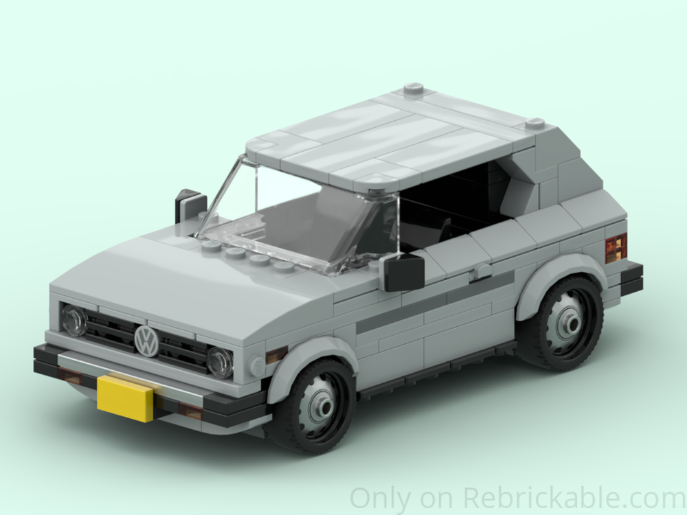 Lego 1978 Volkswagen 2-door Rabbit (MK1)
