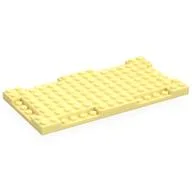 Plate Special 8 x 16 x 2/3 with Six Recessed Edges / Bright Light Yellow