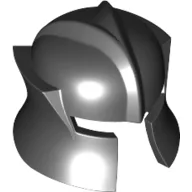 Helmet Castle with Cheek Protection Angled / Black