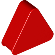 Lego Duplo Brick 1 x 3 x 2 Triangle / Red