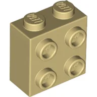 Brick Special 1 x 2 x 1 2/3 with 4 Studs on 1 Side / Tan