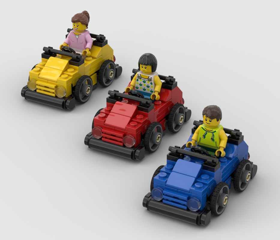 Lego Legoland Driving School Soap Box Racers