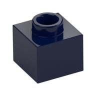 Lego Plate 1 x 1 x 2/3 with Open Stud / Dark Blue