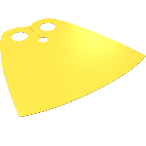 Lego Neckwear Cape, Standard [Traditional Starched Fabric] / Yellow