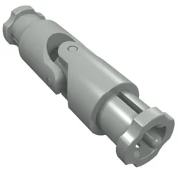Technic Universal Joint 4L [Complete Assembly] / Light Gray