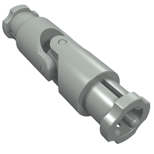 Lego Technic Universal Joint 4L [Complete Assembly] / Light Gray