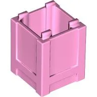 Container Box 2 x 2 x 2 - Top Opening / Bright Pink