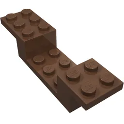 Bracket 8 x 2 x 1 1/3 / Brown