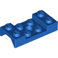 Lego Wheel Arch, Mudguard 2 x 4 Studded with Hole / Blue