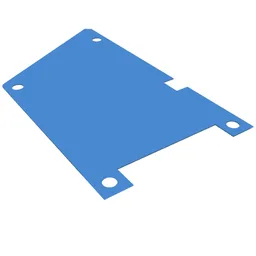 Mars Rover Solar Panel, Front Panel / Trans-Dark Blue