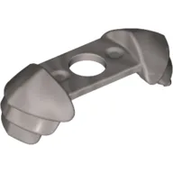 Minifig Neckwear Shoulder Guards / Flat Silver