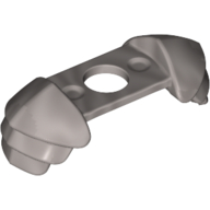 Lego Minifig Neckwear Shoulder Guards / Flat Silver