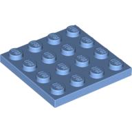 Lego Plate 4 x 4 / Medium Blue
