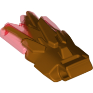 Lego Energy Burst (Ninjago) with Hinge, Trans-Red Top