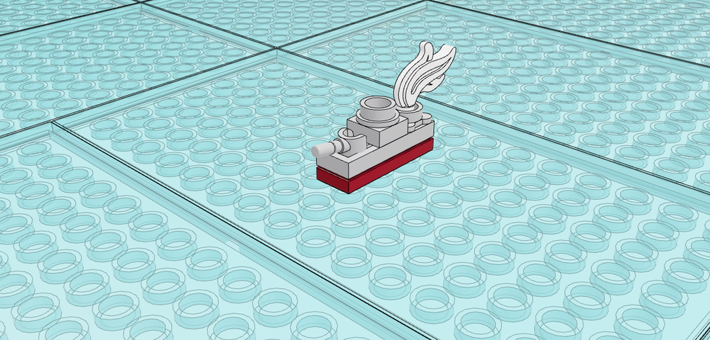 Lego mini battleship