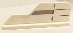 Tail 8 x 1 with Stepped Fin with Light Bluish Gray Thick Stripe and Black Lines Pattern (Sticker) - Set 75175