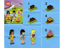 Friends Mini-doll Campsite Set blister pack