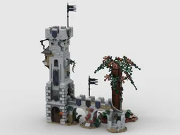 Black Falcon Watchtower - Classic Medieval Outpost