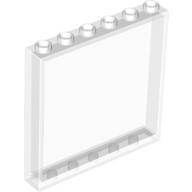 Lego Panel 1 x 6 x 5 / Trans-Clear