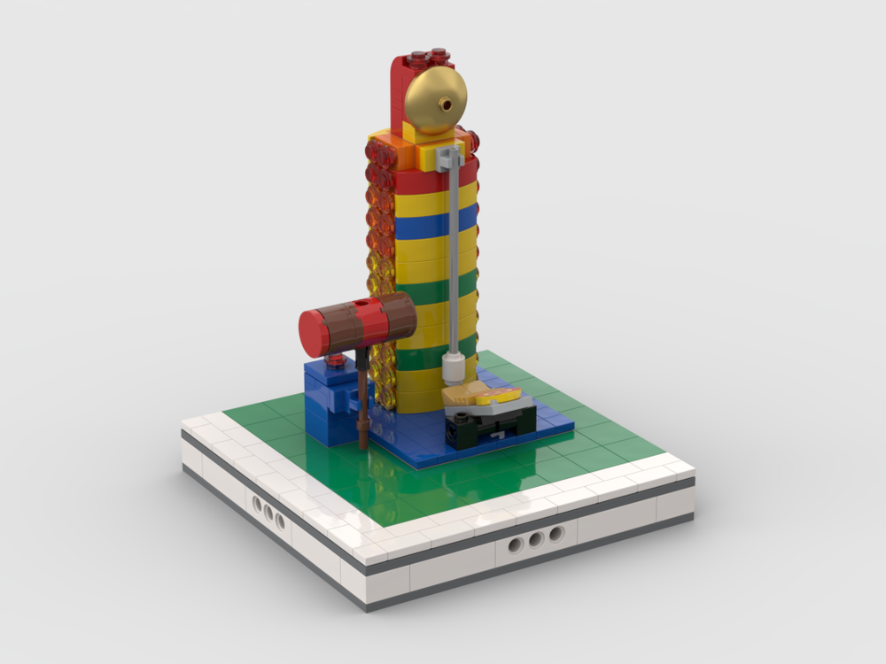 Lego Hammer Smash for modular Amusement Park FREE Instructions