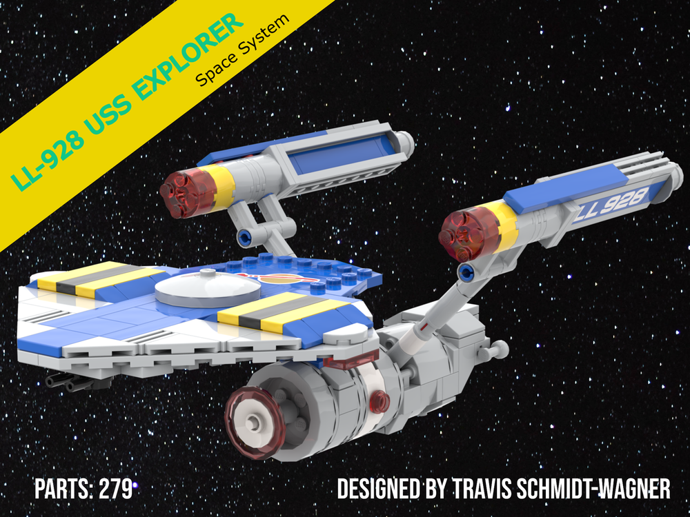 Lego 10497 Alt Build- LL 928 USS Explorer