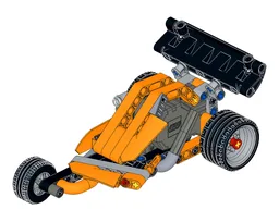 Asimetrical Three Wheelers Sport Car