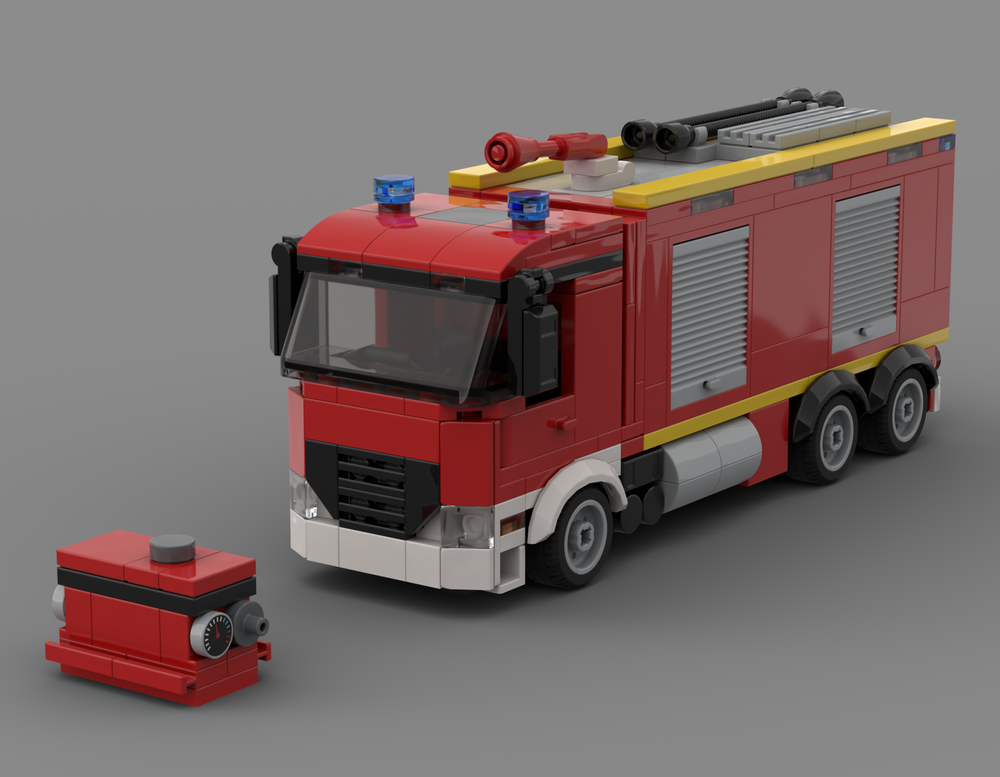 Lego Feuerwehr GTLF Fire Truck tank fire truck