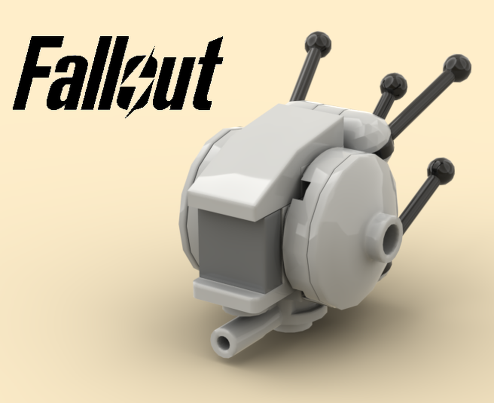 Lego Fallout Eyebot Moc