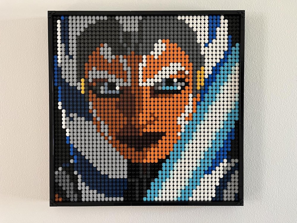 Lego Ahsoka Tano Mosaic