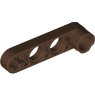 Lego Technic Beam 1 x 4 Thin with Stud Connector / Brown