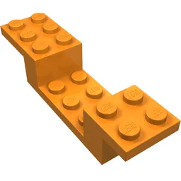 Bracket 8 x 2 x 1 1/3 / Orange