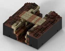 Modular Trench - Straight with Firestep & Footbridge