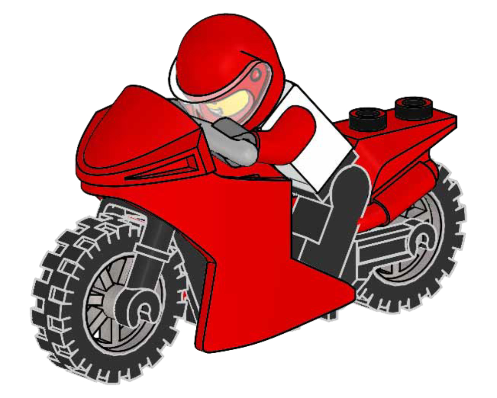 Lego Sam Speedster's Motorcycle