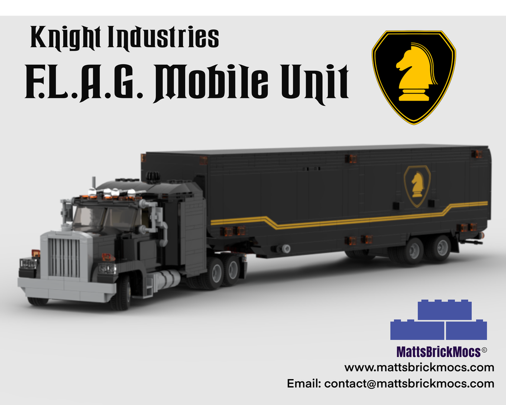 Lego knight Industries F.L.A.G. Mobile Unit