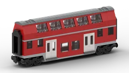 IRE coach with low entry / IRE Doppelstockwagen mit Tiefeinstieg