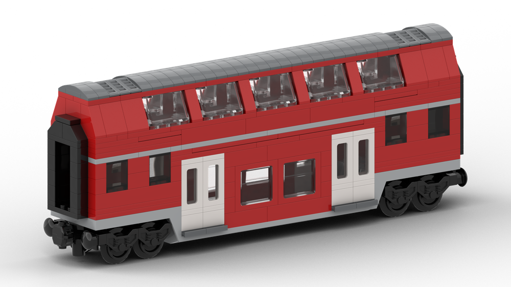 Lego IRE coach with low entry / IRE Doppelstockwagen mit Tiefeinstieg