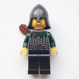 Dragon Knight, Archer, Dark Green, Helmet, Quiver (Pearl Titanium)