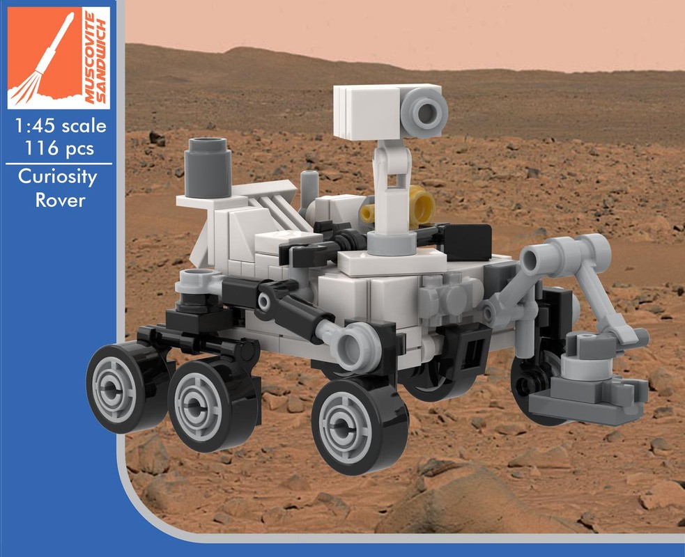 Lego Curiosity Rover [Minifig / 1:45 scale]