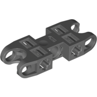 Lego Technic Axle and Pin Connector 2 x 5 with Two Ball Joint Sockets / Dark Bluish Gray