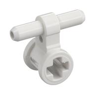 Lego Pneumatic Hose Connector with Axle Connector / White