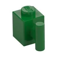 Brick Special 1 x 1 with Handle / Green